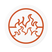 Load image into Gallery viewer, Fire - Round Vinyl Stickers