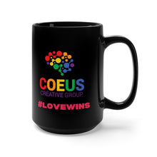 Load image into Gallery viewer, #LoveWins - Black Mug 15oz