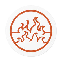 Load image into Gallery viewer, Fire - Round Vinyl Stickers