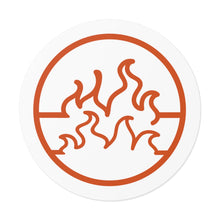 Load image into Gallery viewer, Fire - Round Vinyl Stickers
