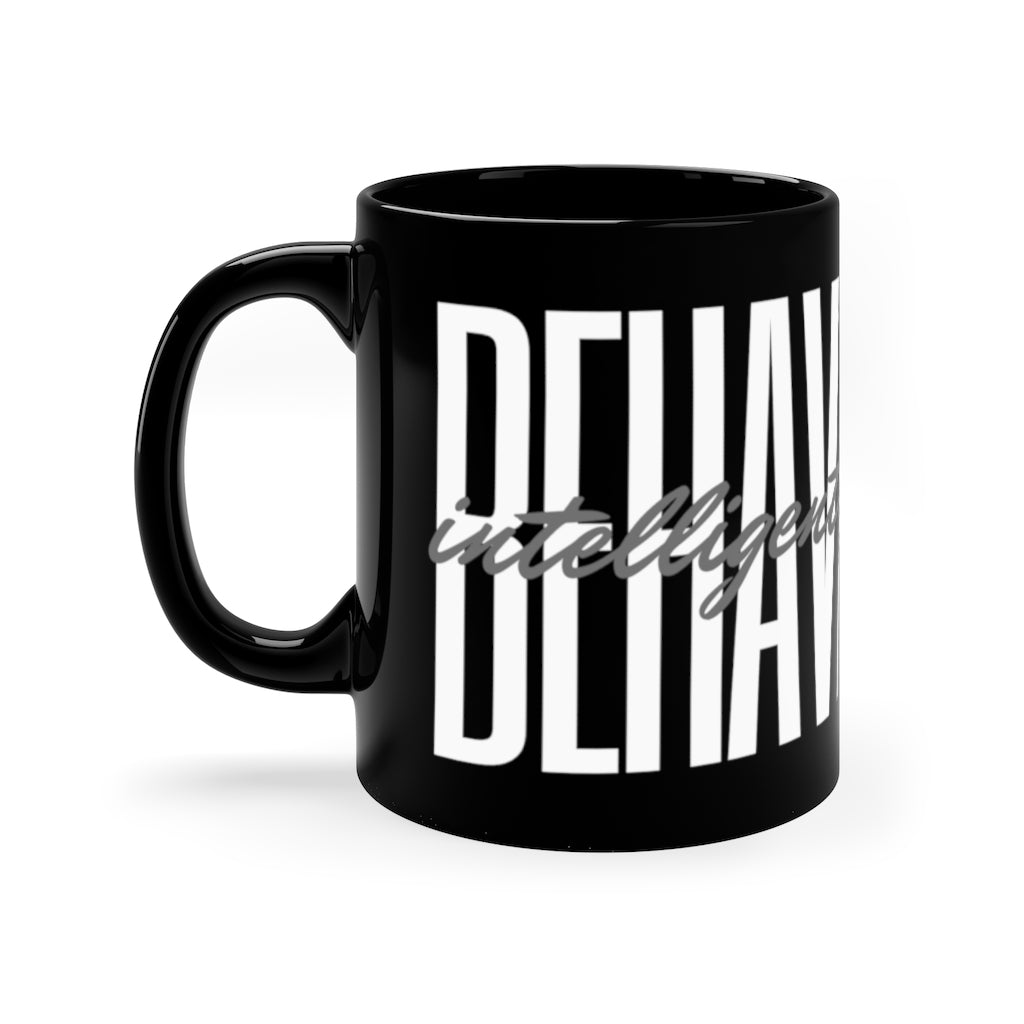 Black Coffee Mug, 11oz