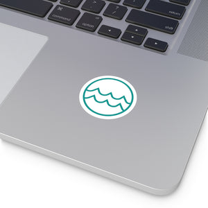 Water - Round Vinyl Stickers